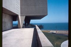 Milwaukee Art Museum (originally Milwaukee War Memorial), Milwaukee, Wisconsin, 1952-57. Exterior