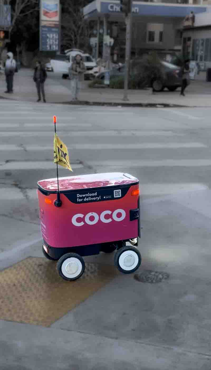 Coco Delivery Robot - Little AI In The Big City - JohnSchiff.TV | Blog